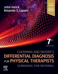 Goodman and Snyder’s Differential Diagnosis for Physical Therapists