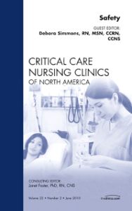 Safety, An Issue of Critical Care Nursing Clinics