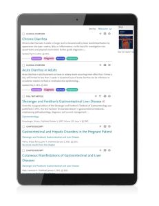 clinicalkey gastroenterology & hepatology screenshot
