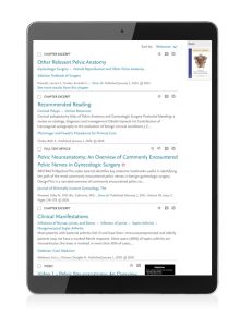 clinicalkey obstetrics & gynecology screenshot
