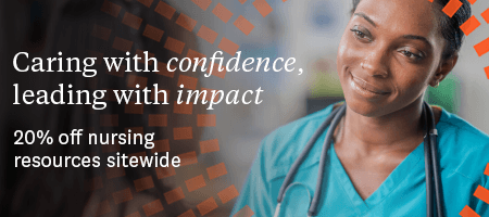International Nurses Month. Twenty percent off nursing resources sitewide.